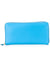 Women's Calf Wallet Zip Around in Blue | Size UNICA | SA0110