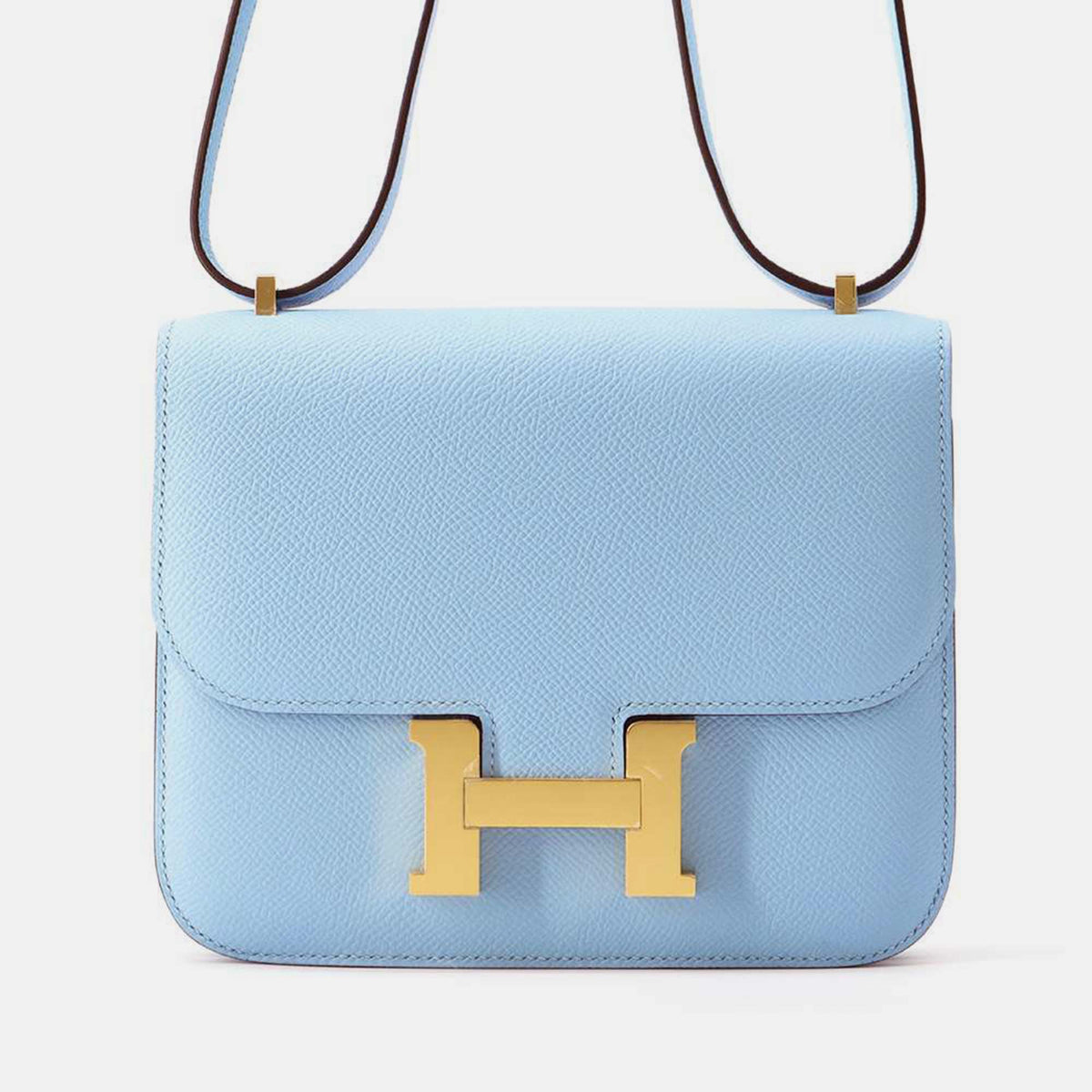 Hermès Miroir Celeste Epsom Constance3 Mini Bag