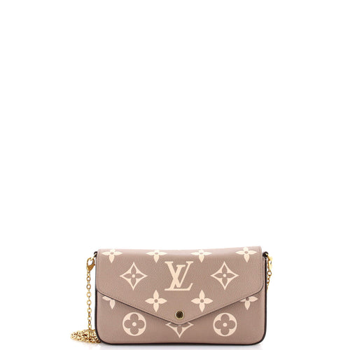 Felicie Pochette Bicolor Monogram Empreinte Giant