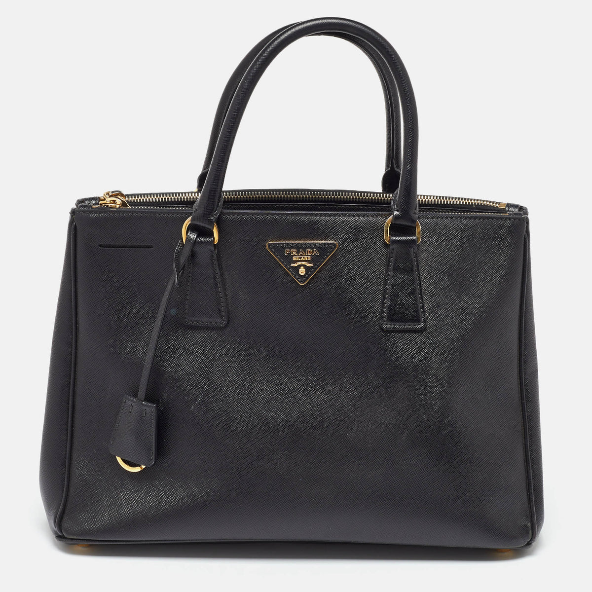 Prada Black Saffiano Leather Large Galleria Tote