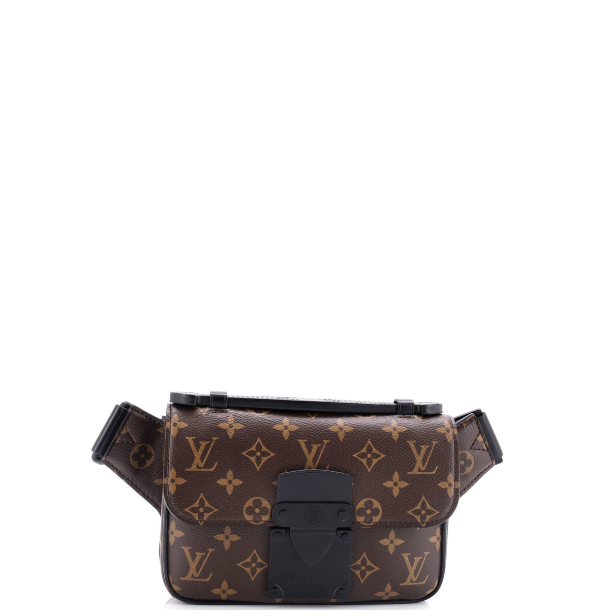 Louis Vuitton S Lock Sling Bag Macassar Monogram Canvas