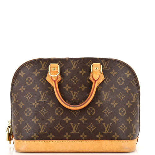 Vintage Alma Handbag Monogram Canvas PM