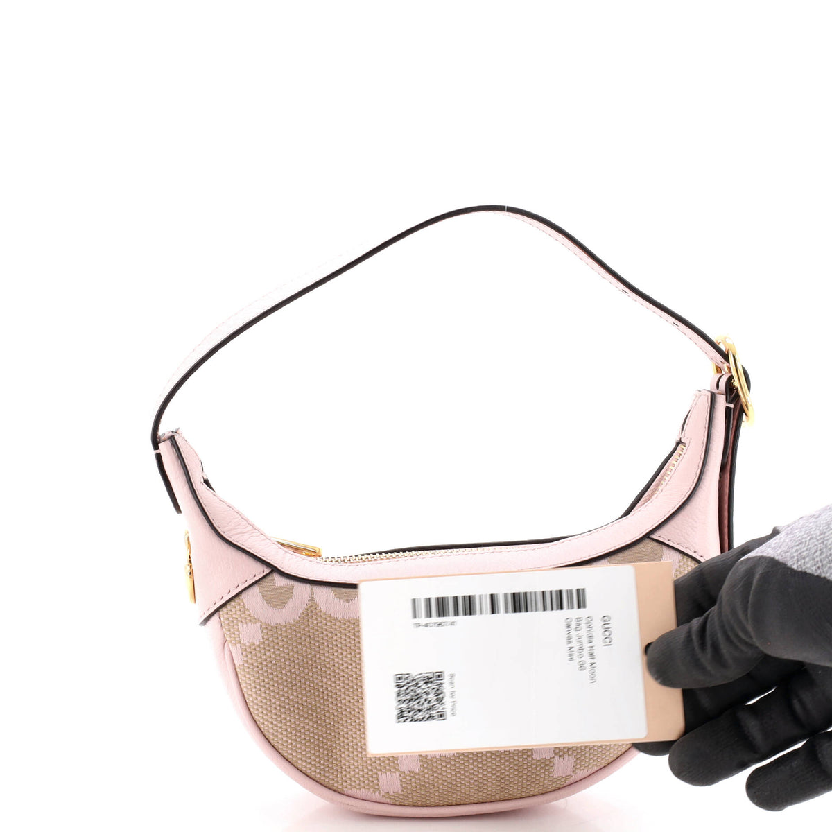 Gucci GUCCI Ophidia Half Moon Bag Jumbo GG Canvas Mini