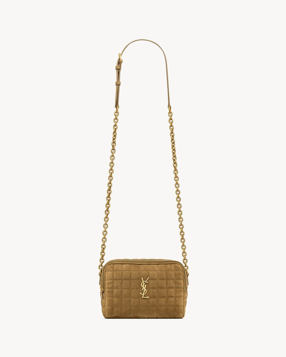 Saint Laurent Women's Lou Camera Bag in Goldenleaf | 7648091U807