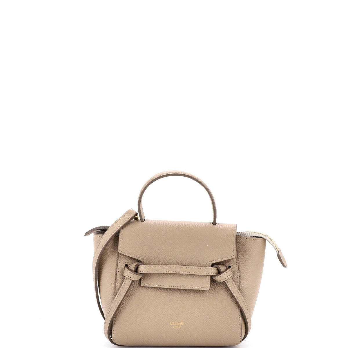 Celine CELINE Belt Bag Textured Leather Pico