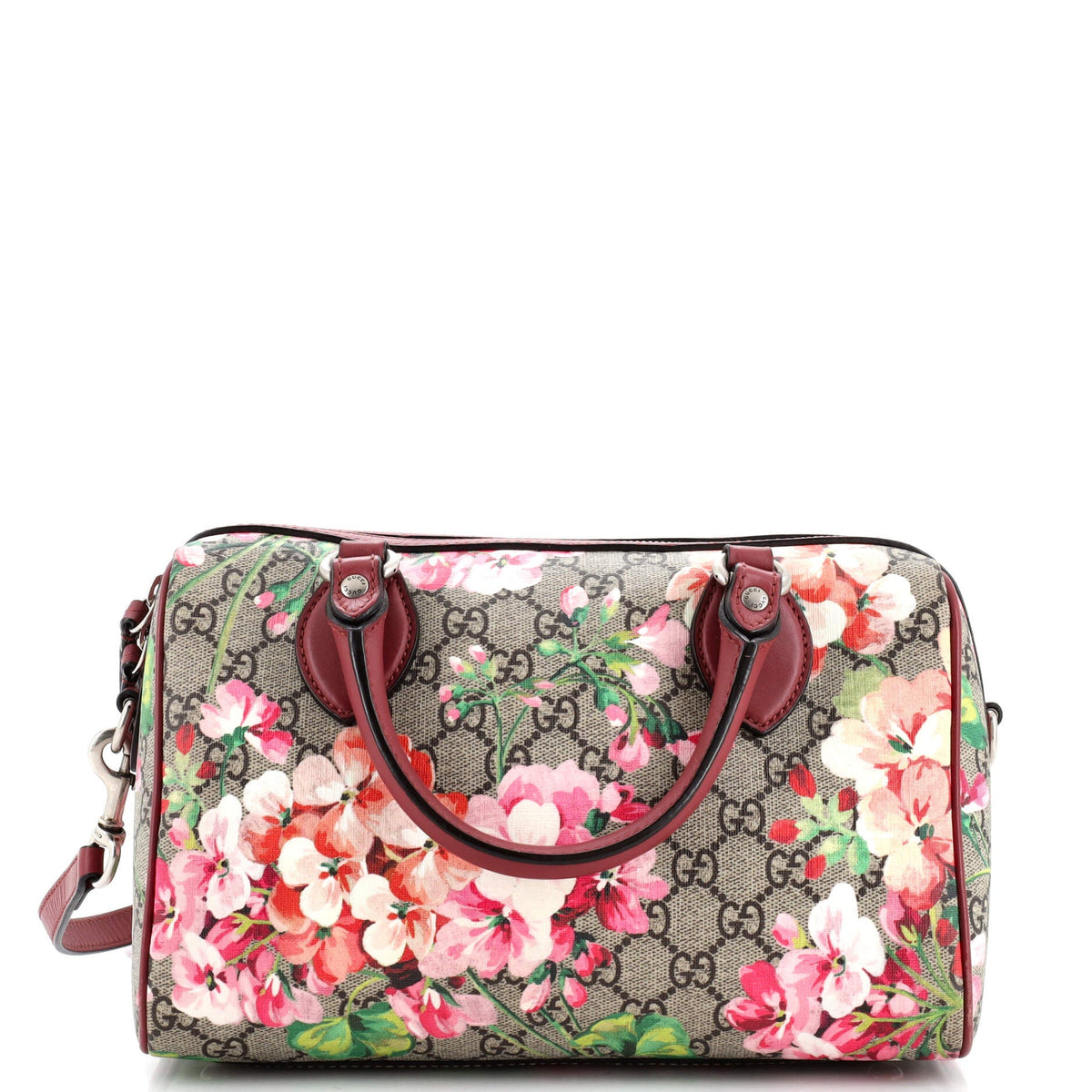 Gucci GUCCI Convertible Boston Bag Blooms Print GG Coated Canvas Small