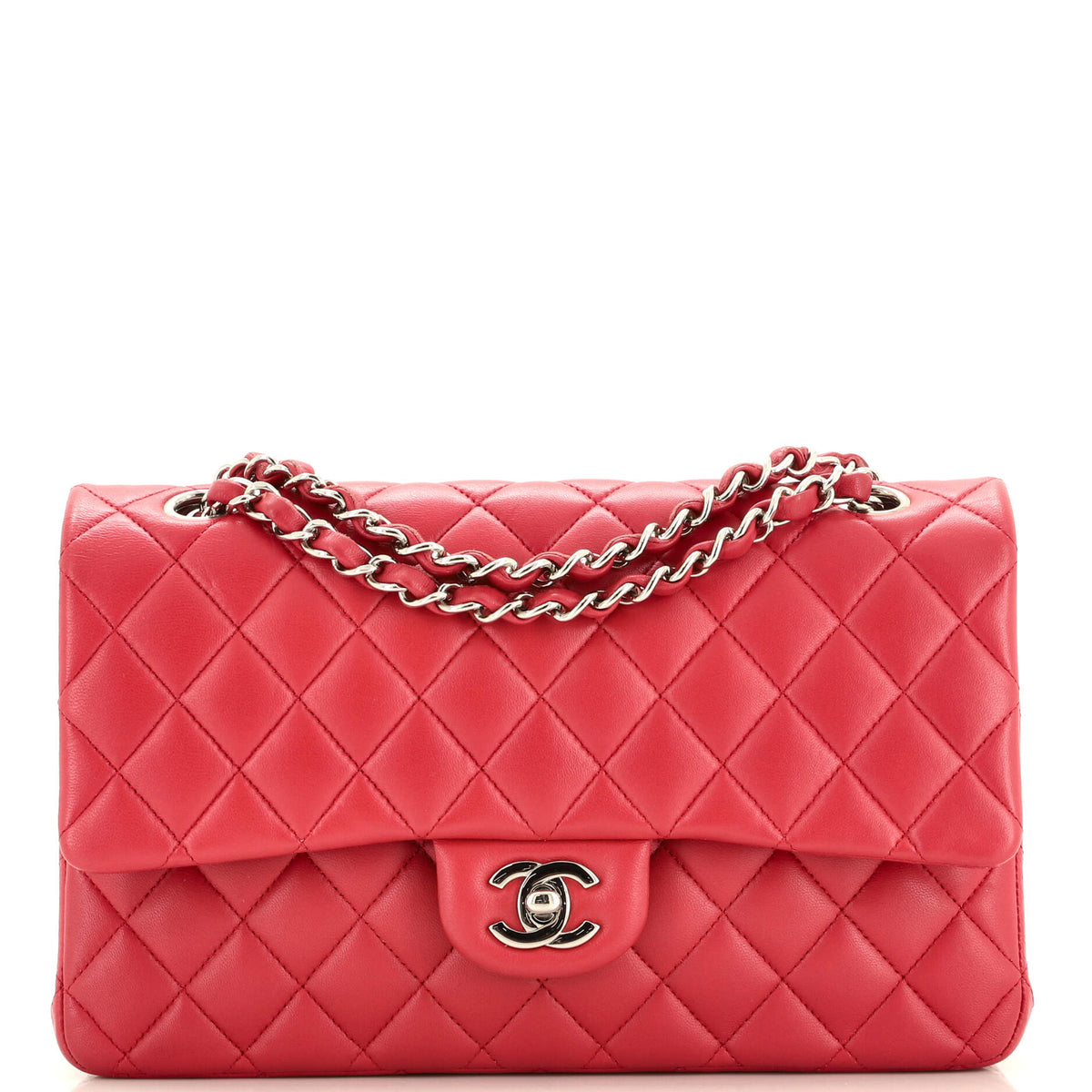 Chanel CHANEL Classic Double Flap Bag Quilted Lambskin Medium