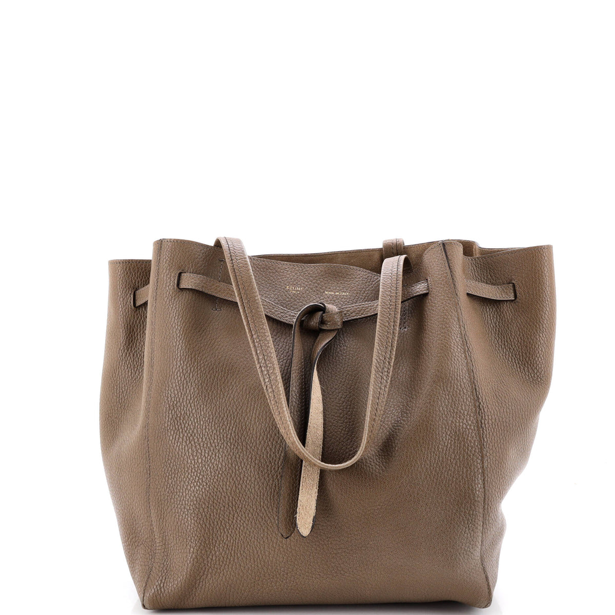 Celine CELINE Phantom Tie Cabas Tote Leather Medium