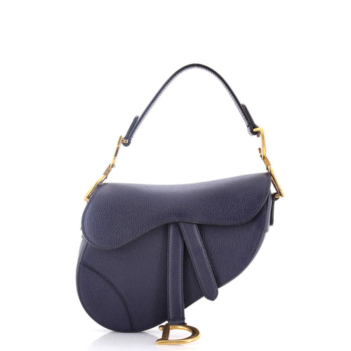 Saddle Handbag Leather Mini