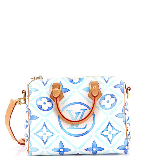 Speedy Bandouliere Bag By The Pool Monogram Tile Canvas 25