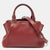 Red Leather Mini C de Satchel