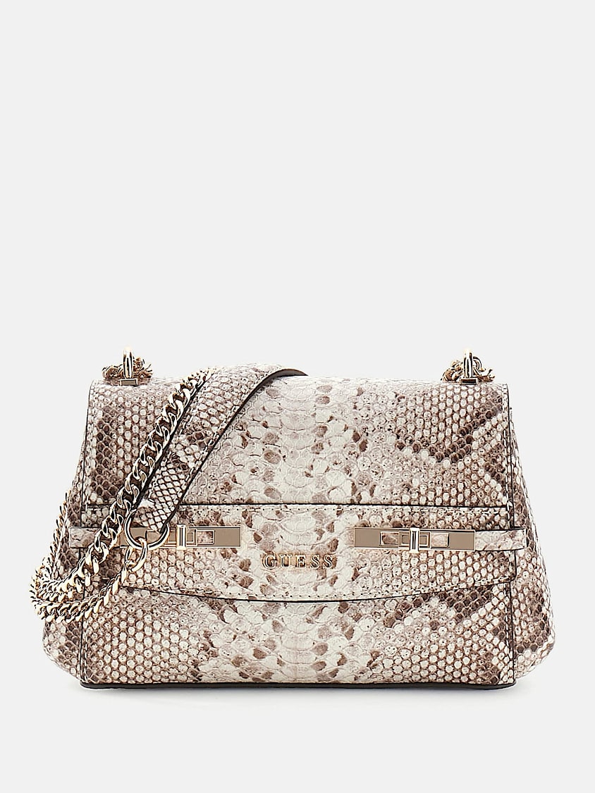 Guess Melinda Python Mini Convertible Crossbody