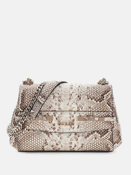 Melinda Python Mini Convertible Crossbody