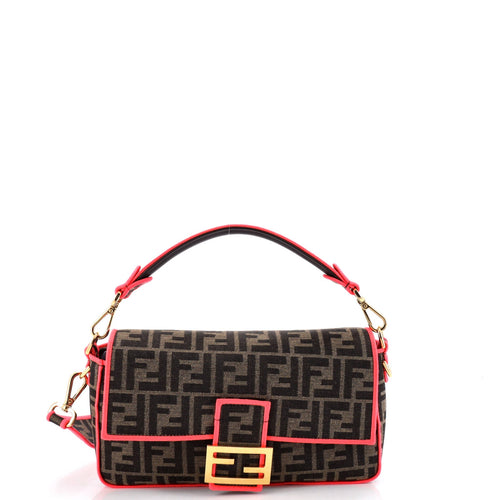 FENDI Baguette NM Bag Zucca Canvas Medium