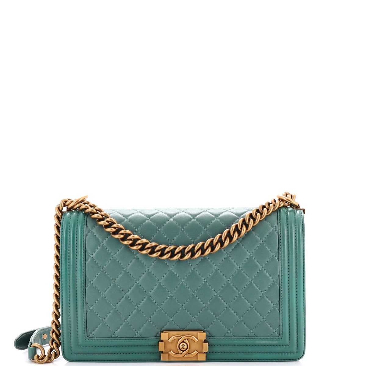 Chanel CHANEL Boy Flap Bag Quilted Lambskin New Medium