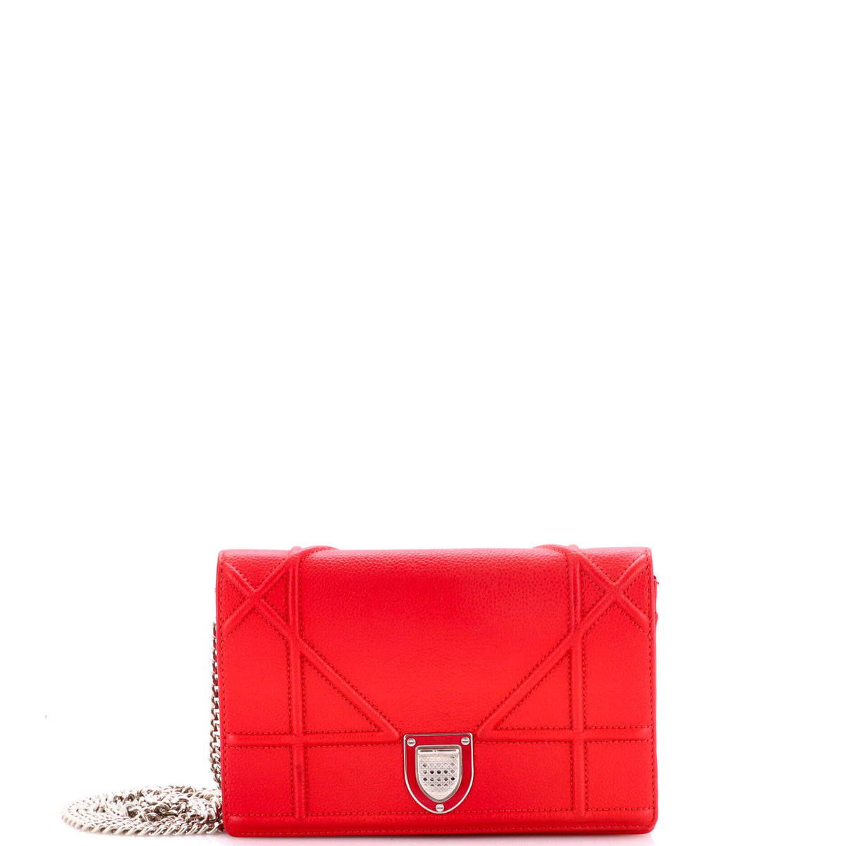 Christian Dior Diorama Wallet on Chain Leather