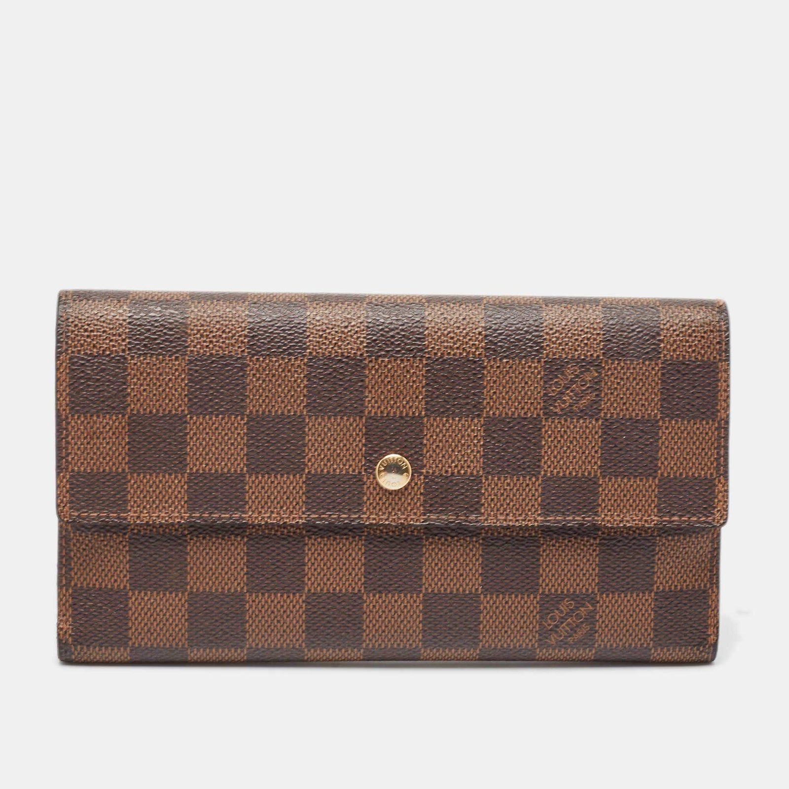 Louis Vuitton Porte-Tresor International aus Canvas mit Monogramm