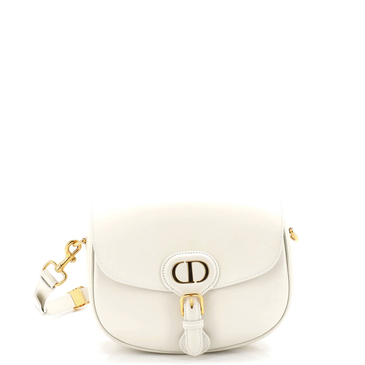 Christian Dior Bobby Flap Bag Leather Medium