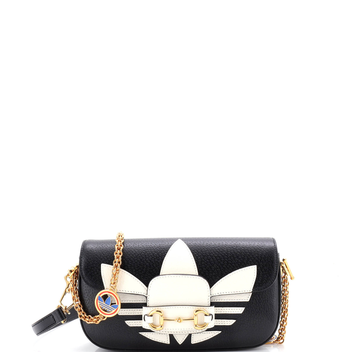 Gucci GUCCI x Adidas Horsebit 1955 Shoulder Bag Leather East West