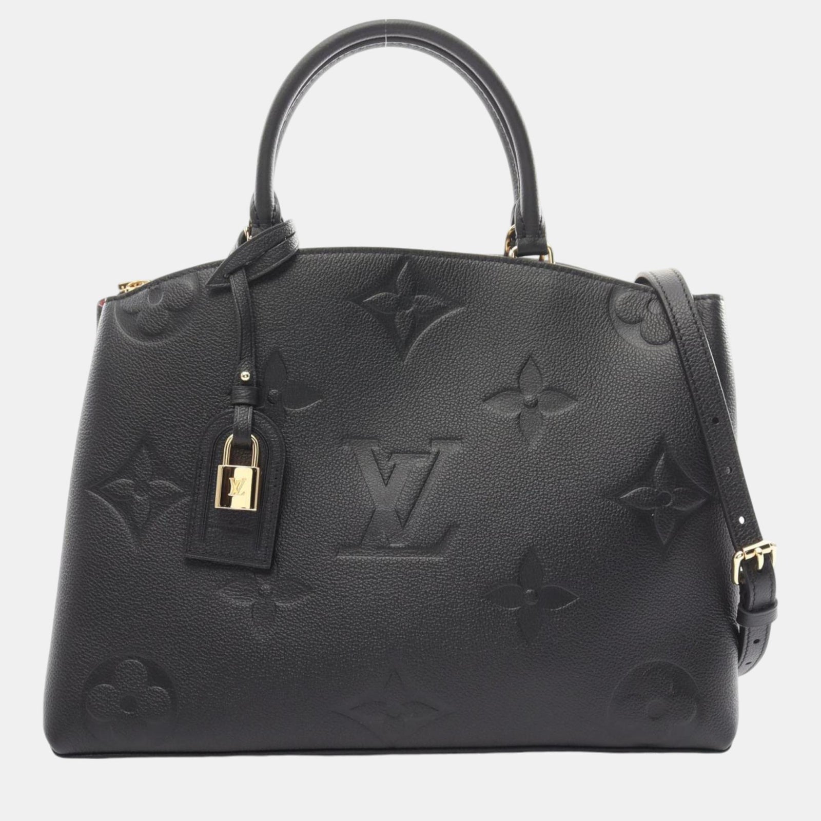 Louis Vuitton Empreinte Grand Palais MM-Handtasche aus schwarzem Leder mit Monogramm