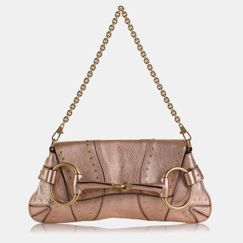 X Tom Ford Vintage Horsebit Shoulder Bag