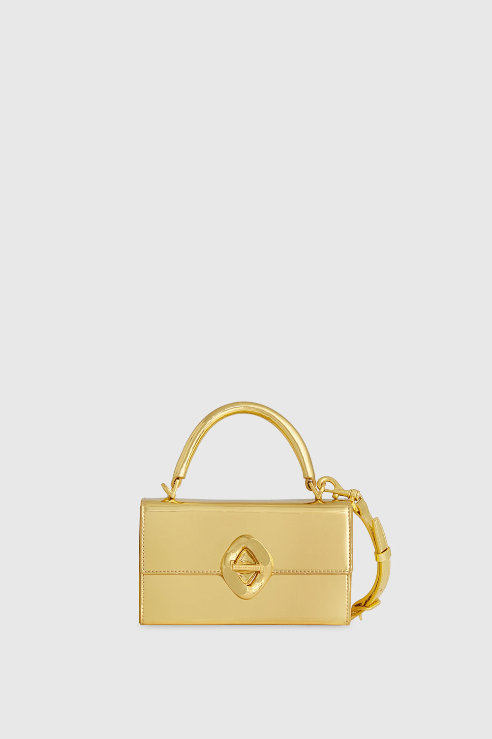 Rebecca Minkoff G Mini Top Handle Crossbody Bag In Gold