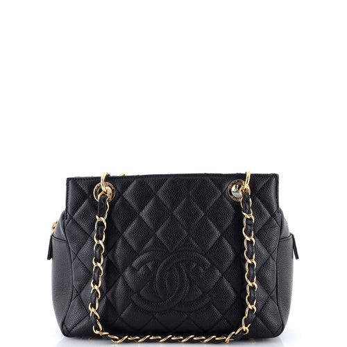 CHANEL Petite Timeless Tote Quilted Caviar