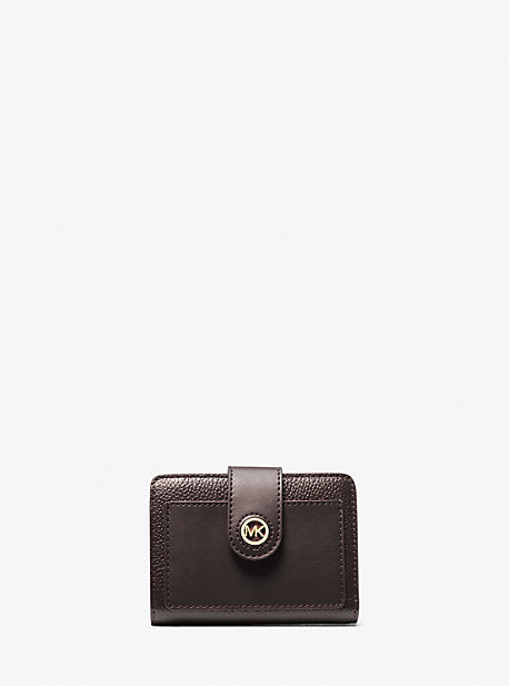 Michael Kors MK Mercer Small Leather Wallet - Brown - Michael Kors