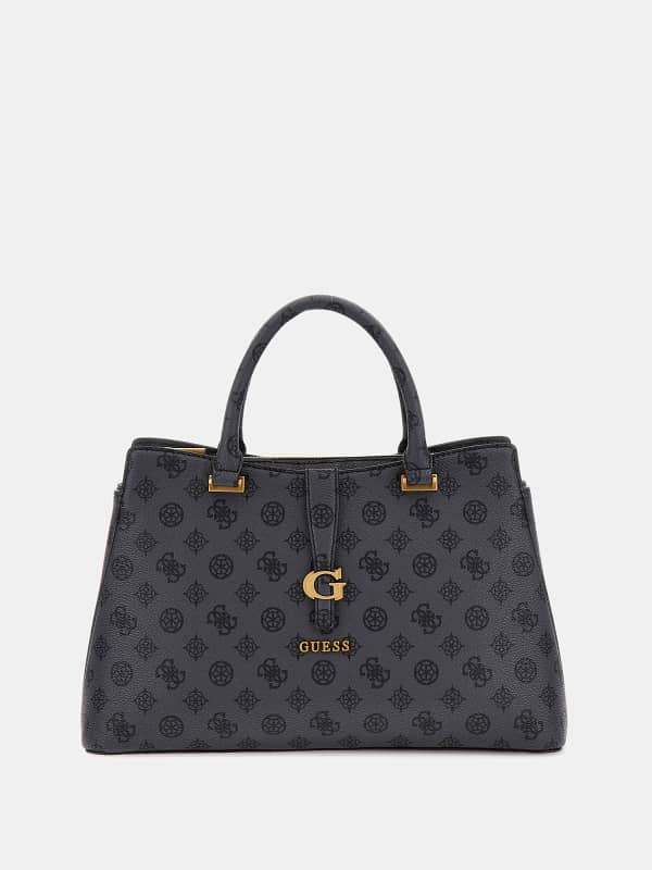 Guess Sac à main Kuba 4G avec logo pivoine