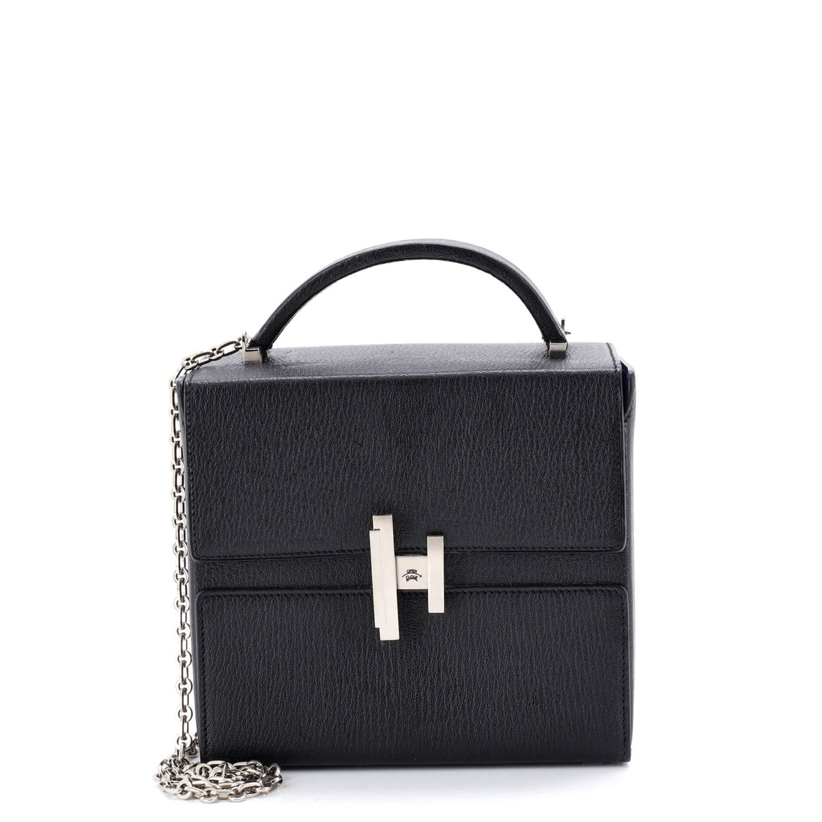 Herm?s Cinhetic Top Handle Bag Verso Chevre Mysore