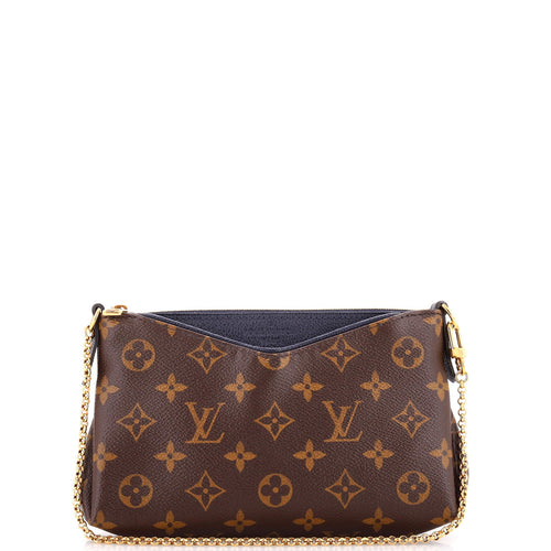 Pallas Clutch Monogram Canvas with Leather