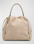 Medium Drawstring Suede Top-Handle Bag