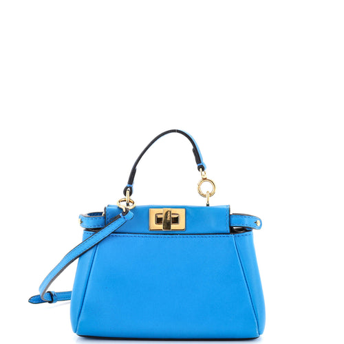 FENDI Peekaboo Bag Leather Nano