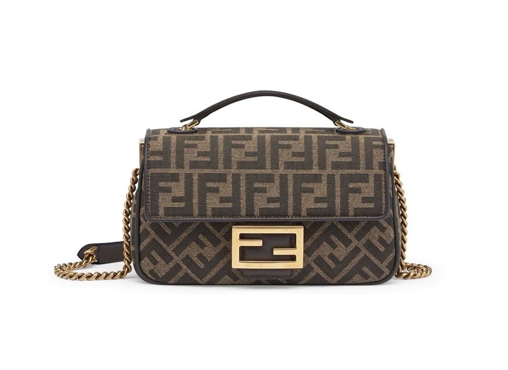 Fendi Women's Baguette Chain Bag in Tabbaco | 8BR793AKBZ