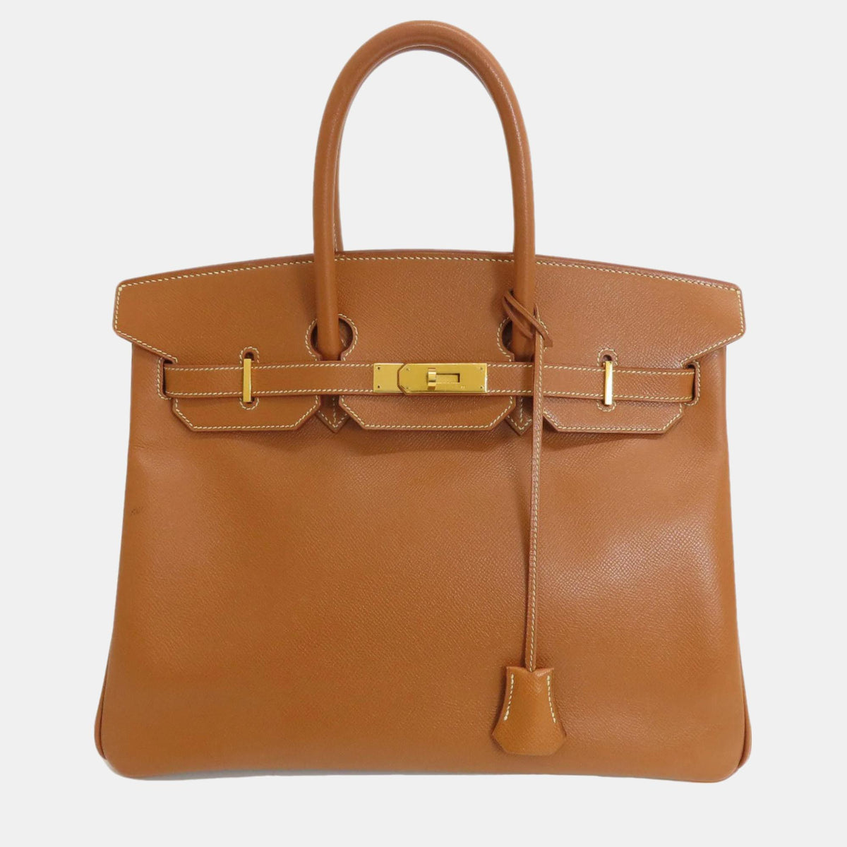 Hermès Gold Couchvel Birkin 35 Handbag
