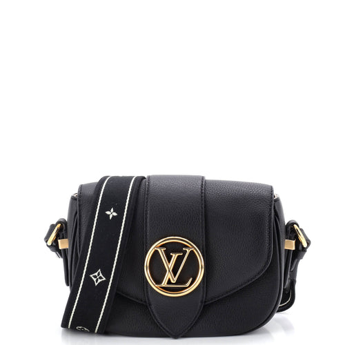 LV Pont 9 Soft Bag Leather PM