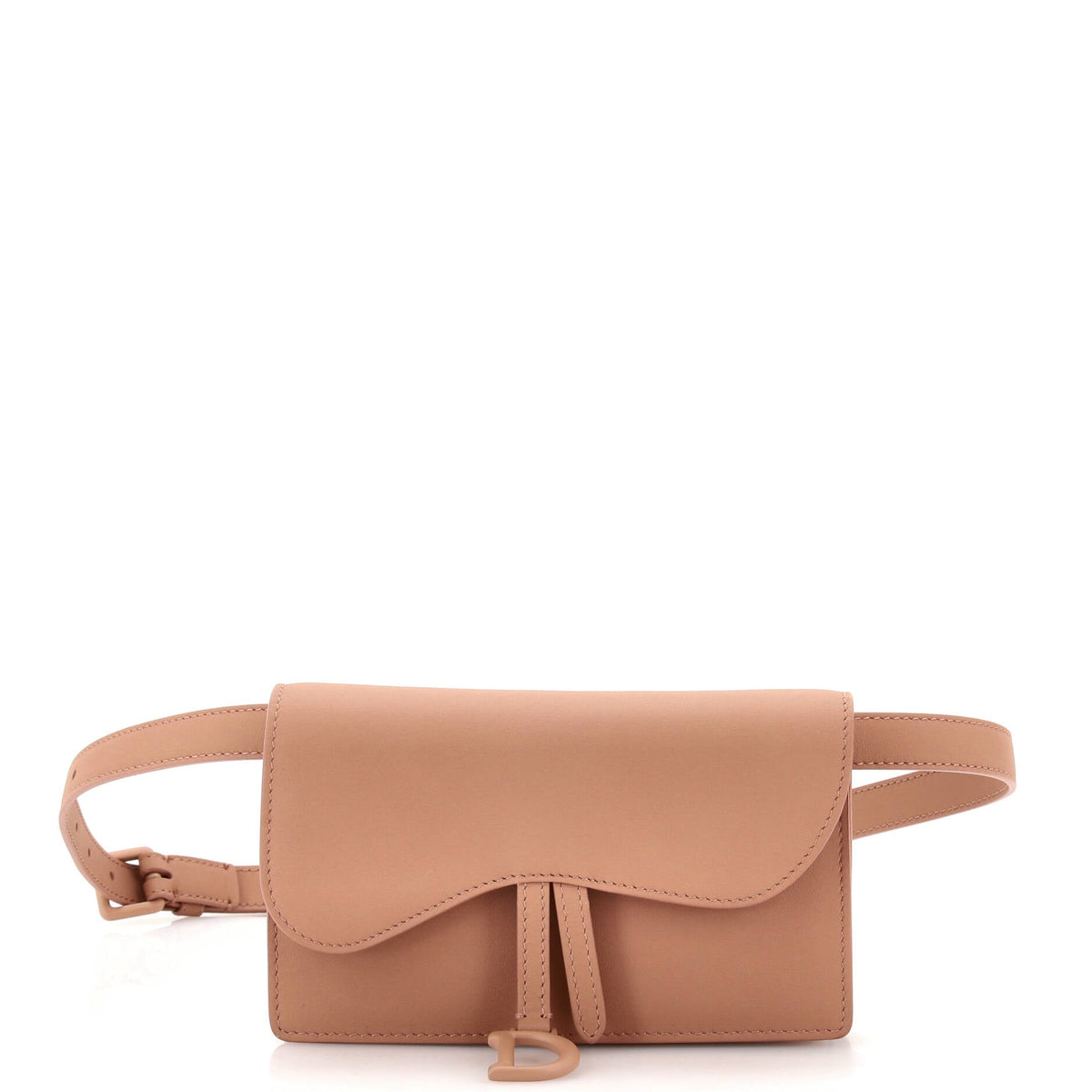 Christian Dior Ultra Matte Saddle Rectangular Belt Bag Leather