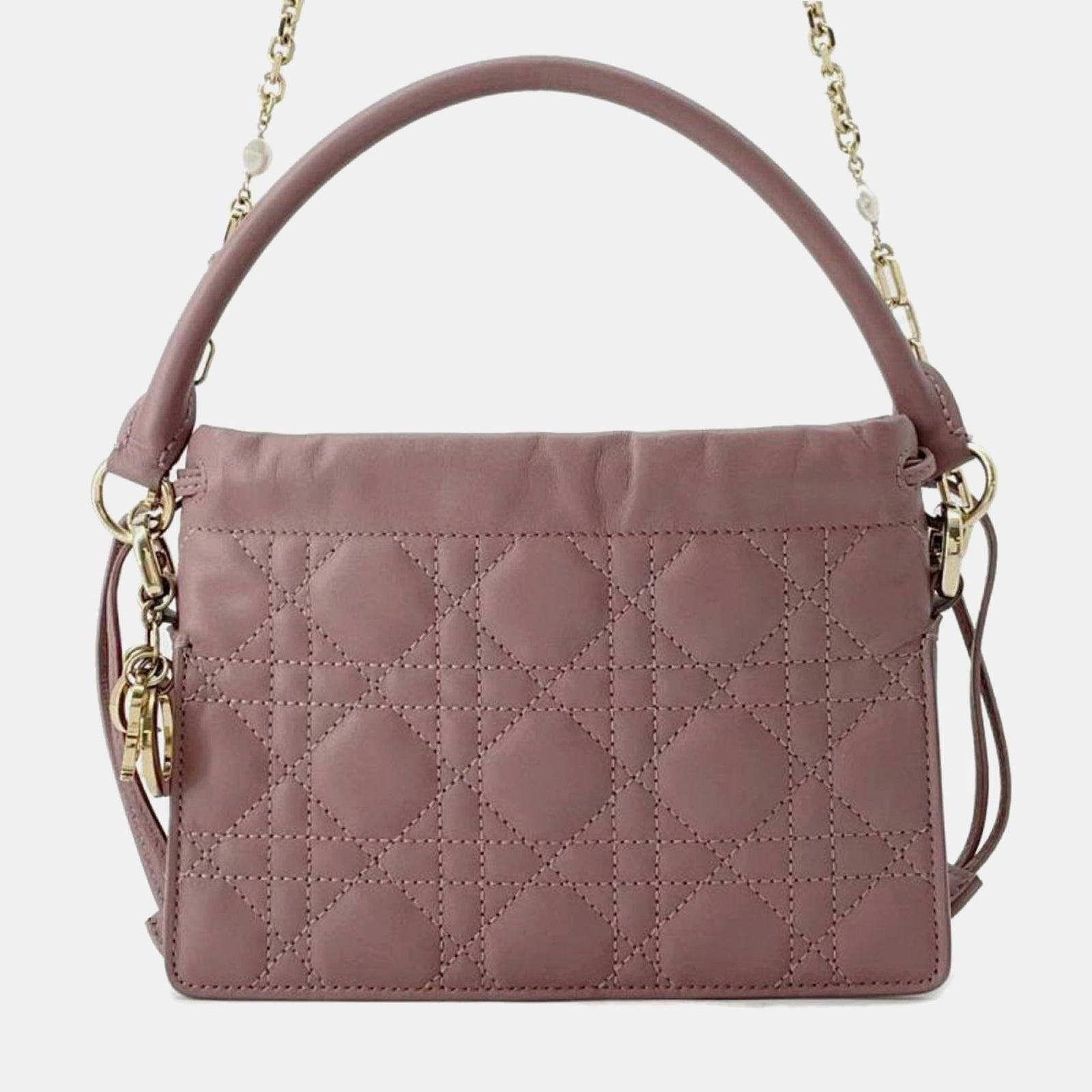 Dior Mini sac Cannage Milly en cuir d'agneau