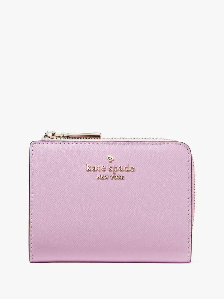 Kate Spade Au Madison Saffiano Leather Small L-Zip Wallet