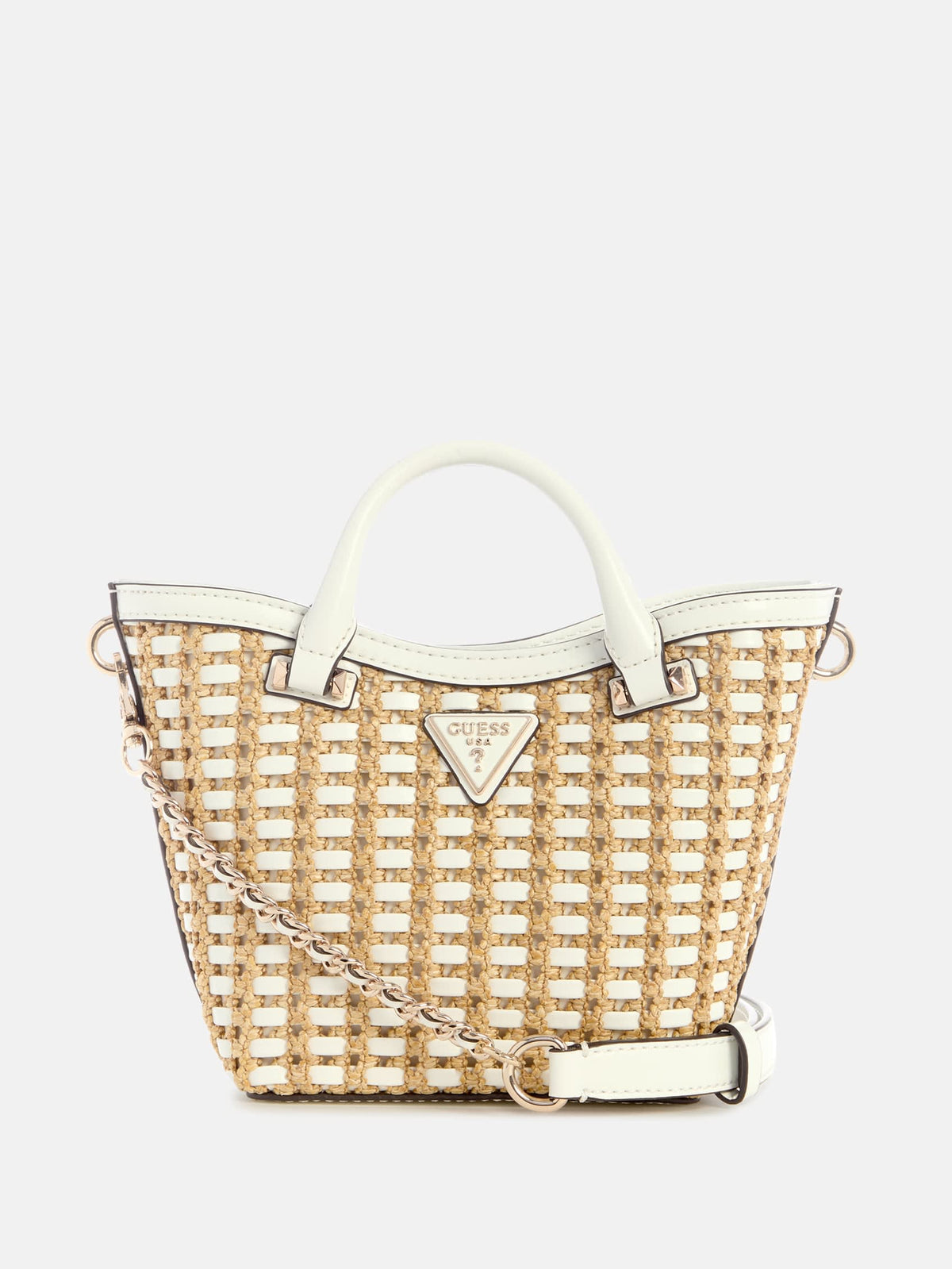 Guess Atalia Raffia Mini Tote