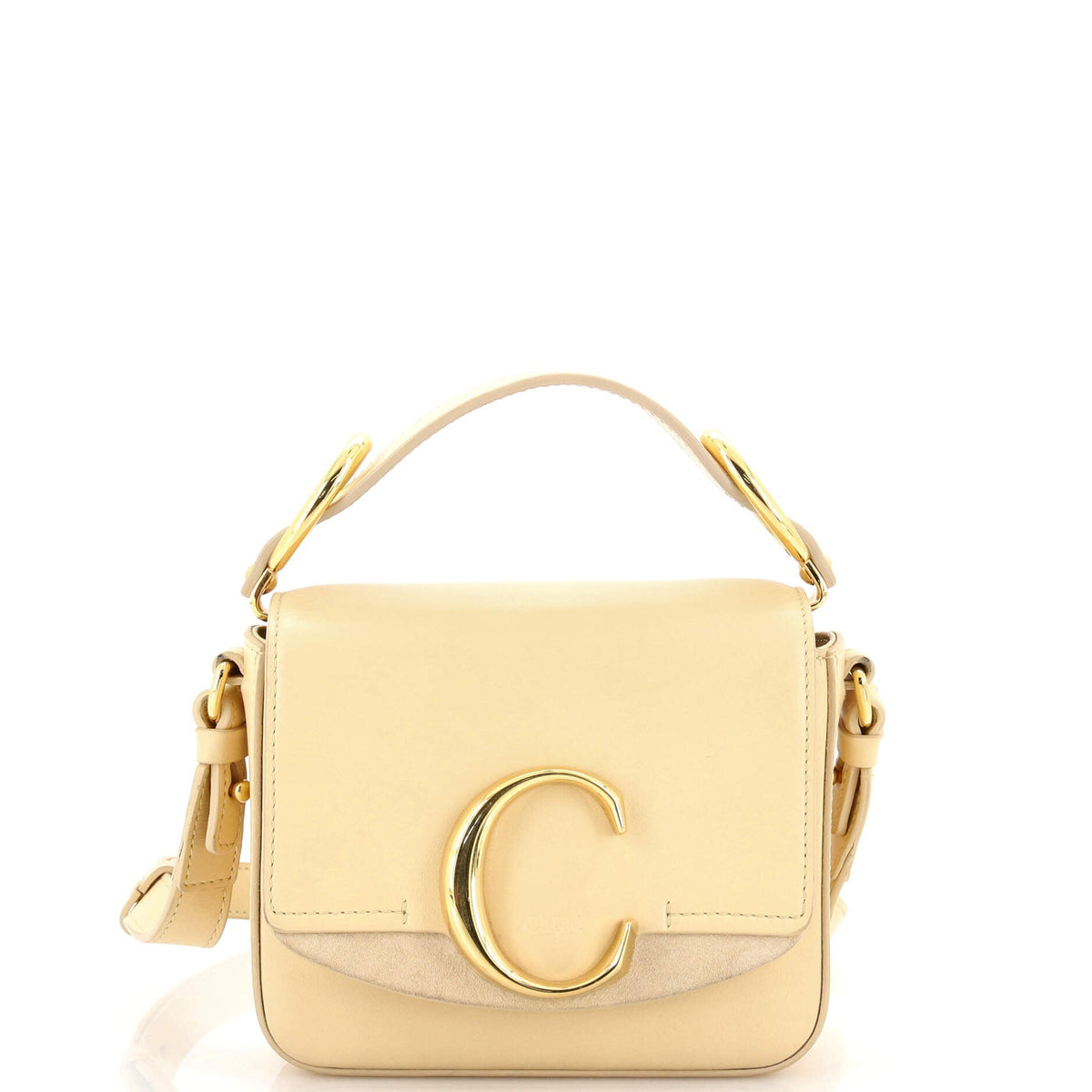 Chloe CHLOE C Flap Bag Leather Mini