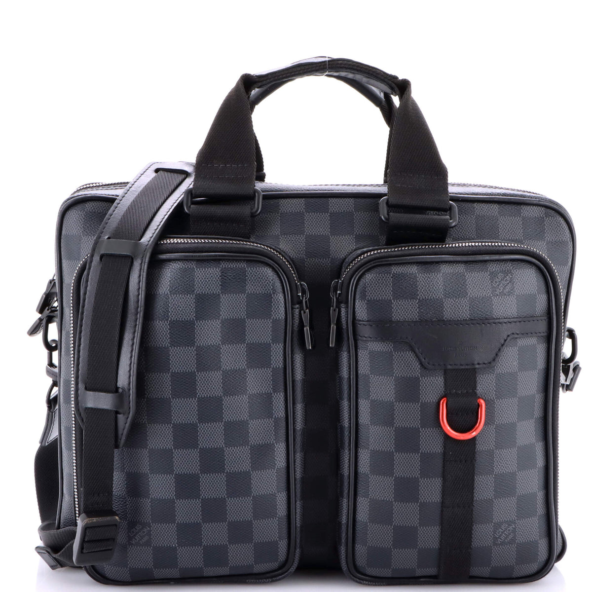 Louis Vuitton Utility Business Bag Damier Graphite
