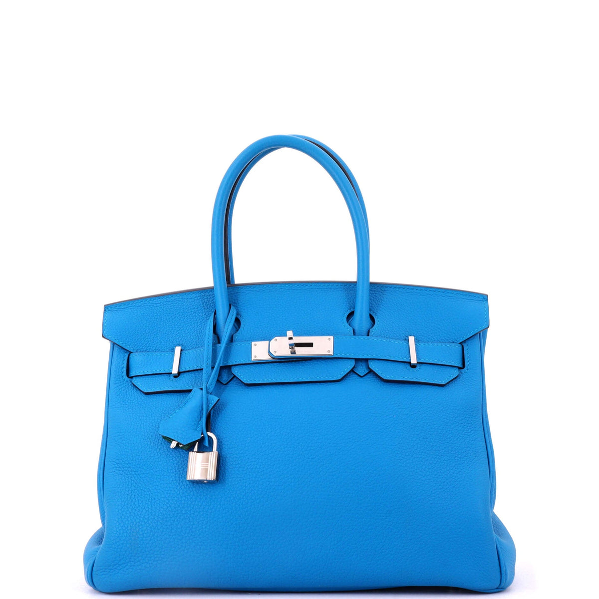 Herm?s Birkin Handbag Verso Togo with Palladium Hardware 30