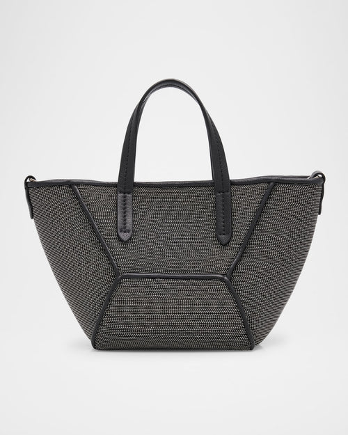 Duo All Over Monili Leather Mini Tote Bag