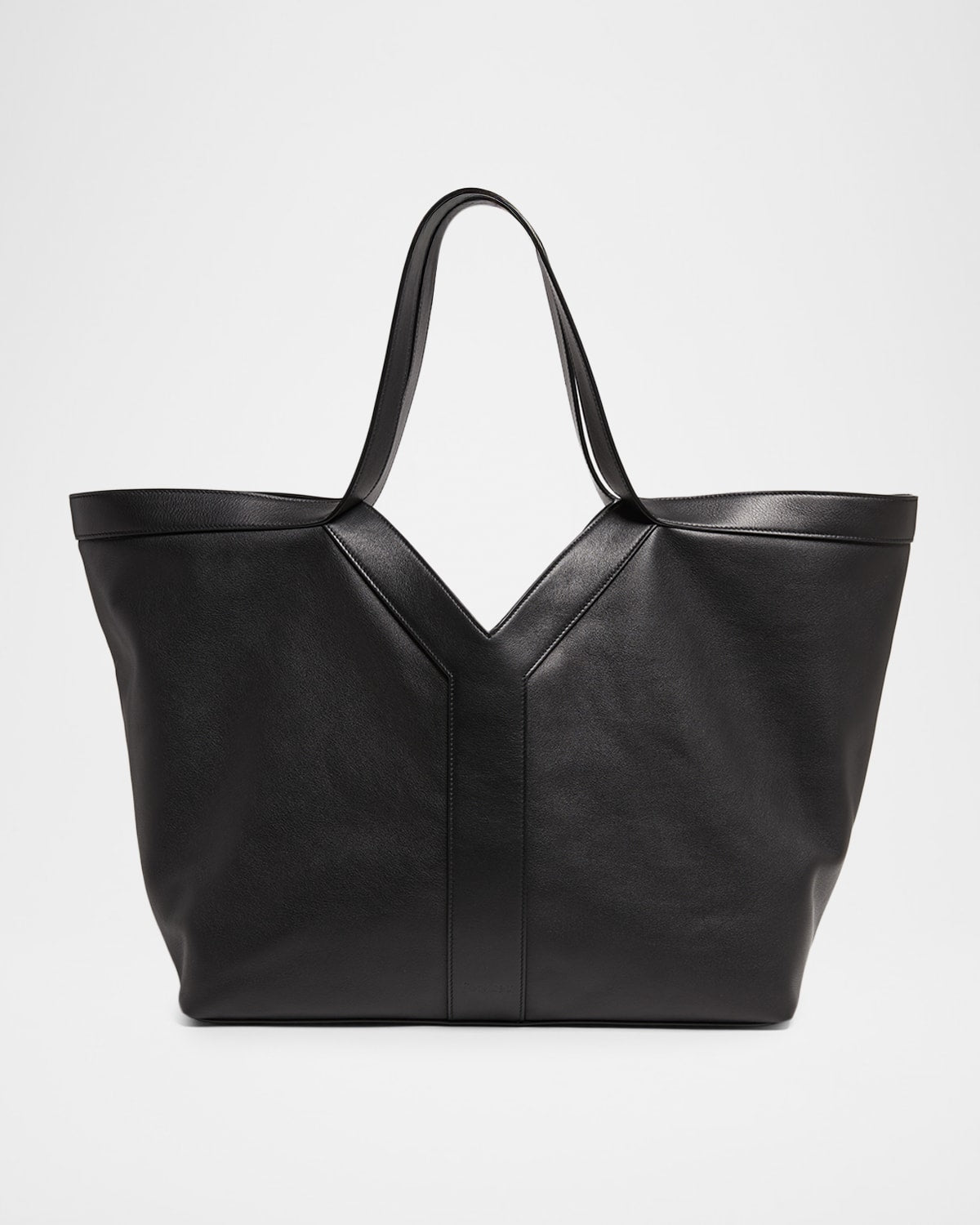 Saint Laurent Y Stitch Tote Bag in Calfskin Leather