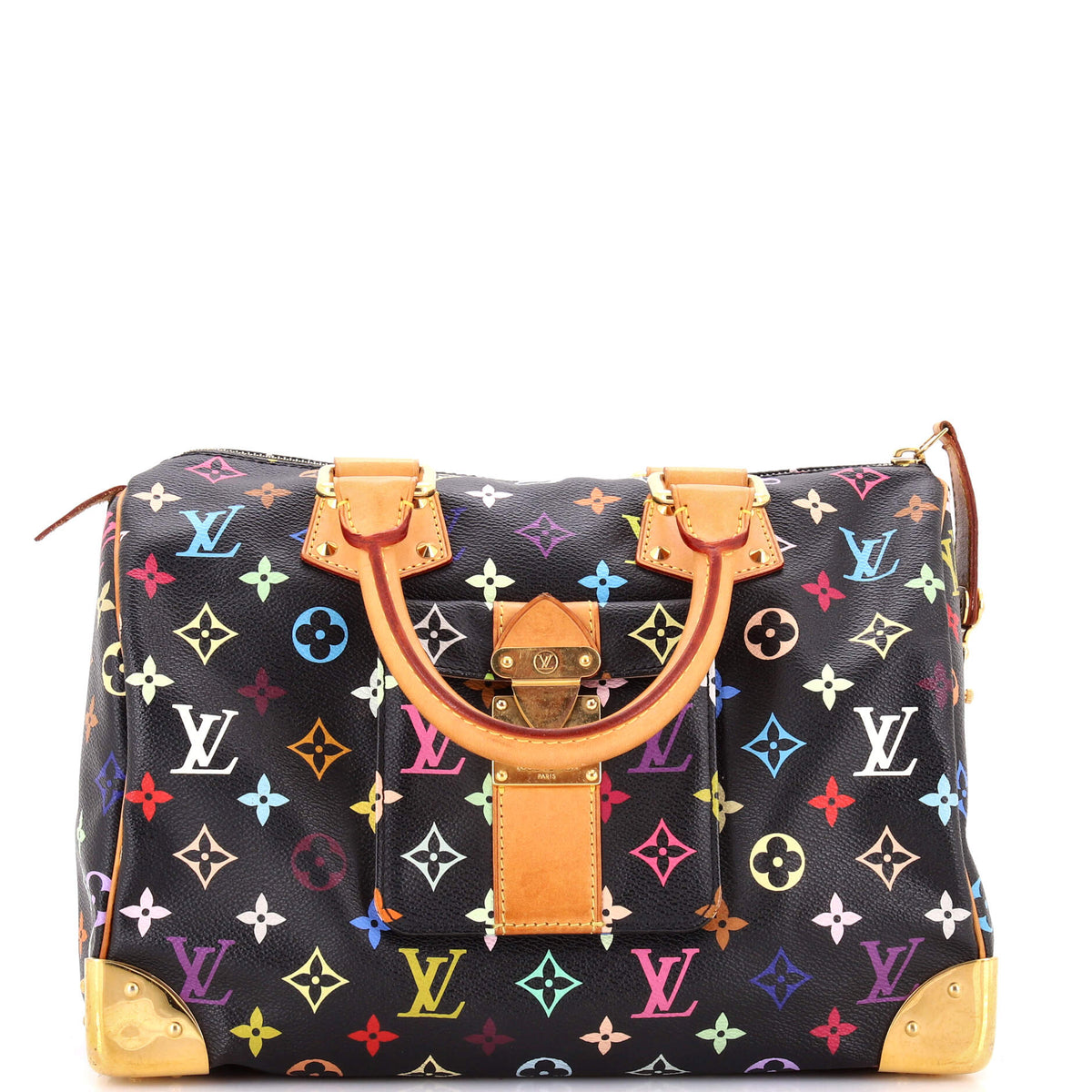 Louis Vuitton Speedy Handbag Monogram Multicolor 30