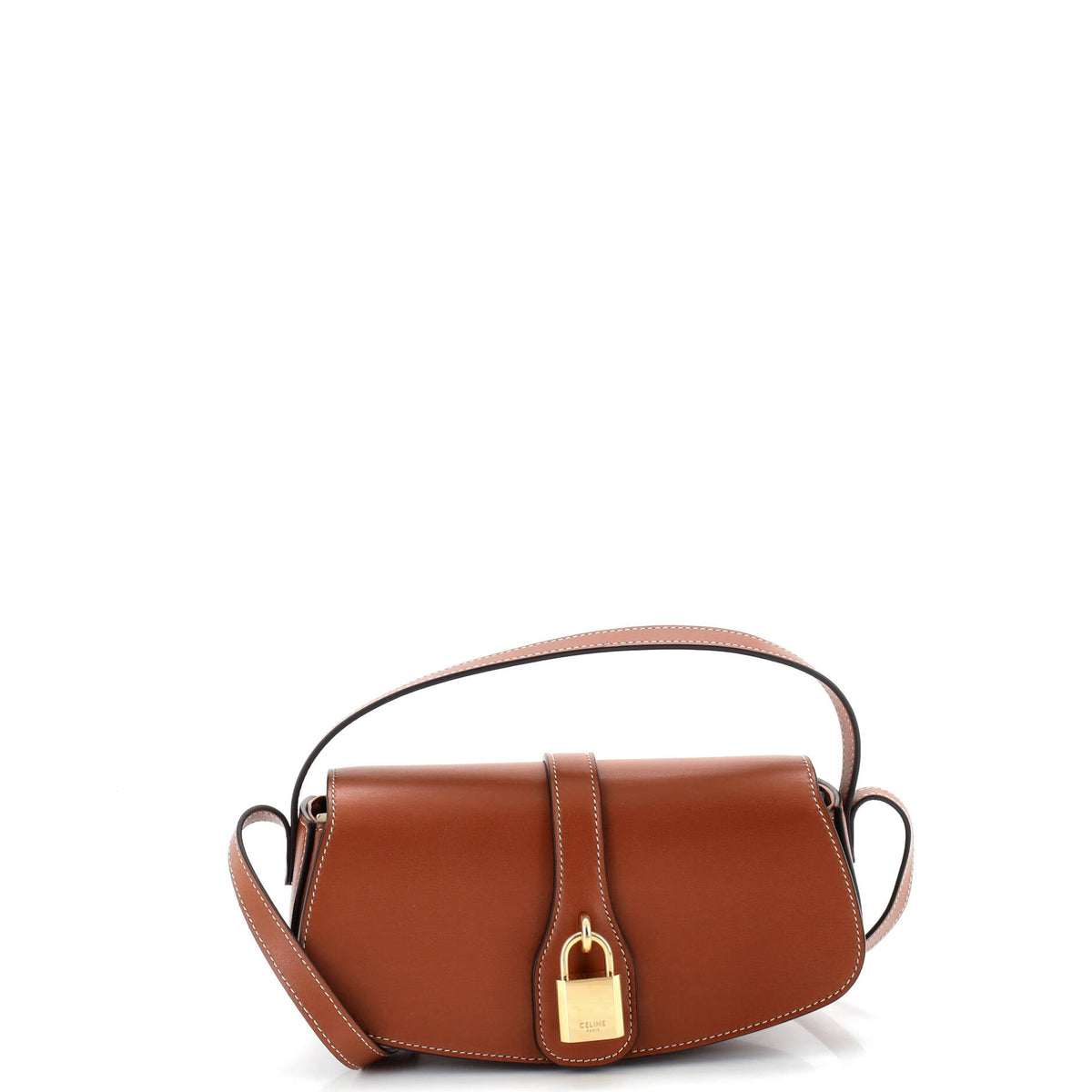 Celine CELINE Tabou Clutch with Strap Smooth Calfskin