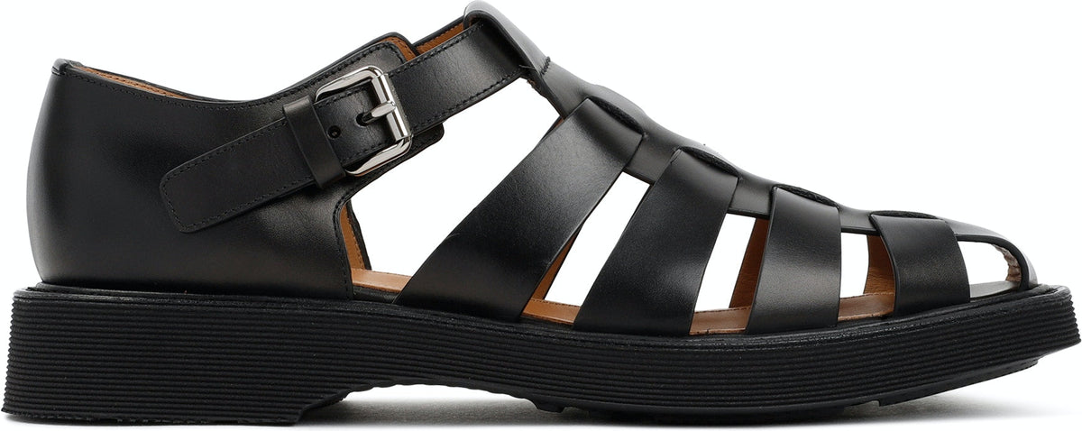 Church's Men's Church`s Hove Sandals in Black | Size 11 | EX0024FG000009AGX