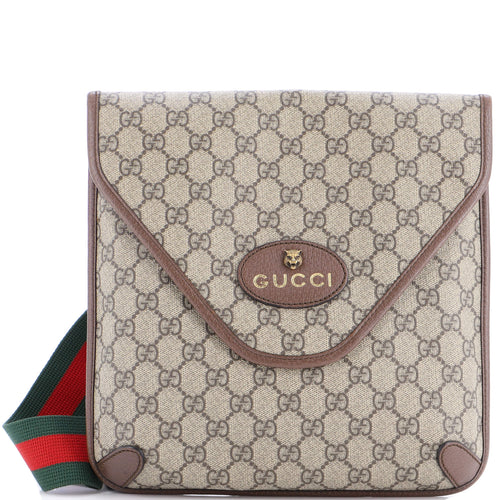 GUCCI Neo Vintage Envelope Messenger GG Coated Canvas Medium