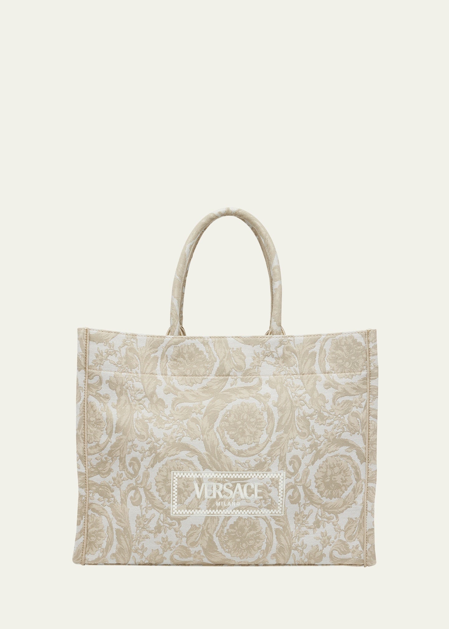 Versace Athena Large Jacquard Tote Bag